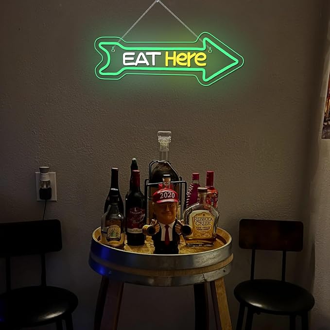 Looklight Eat Here Arrow Neon Sign Dimmale Neon Lights - Image 3