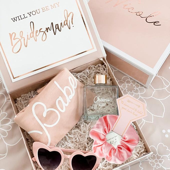 1+7 Pack Bachelorette Party Favor Retro Heart Sunglasses and Bridesmaid - Image 4