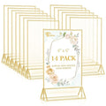 EHWINE 14 Pack 4×6 Clear Acrylic Sign Holder by EHWINE