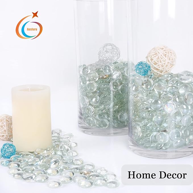 5LB Fire Glass Beads Flat Glass Marbles - Image 6