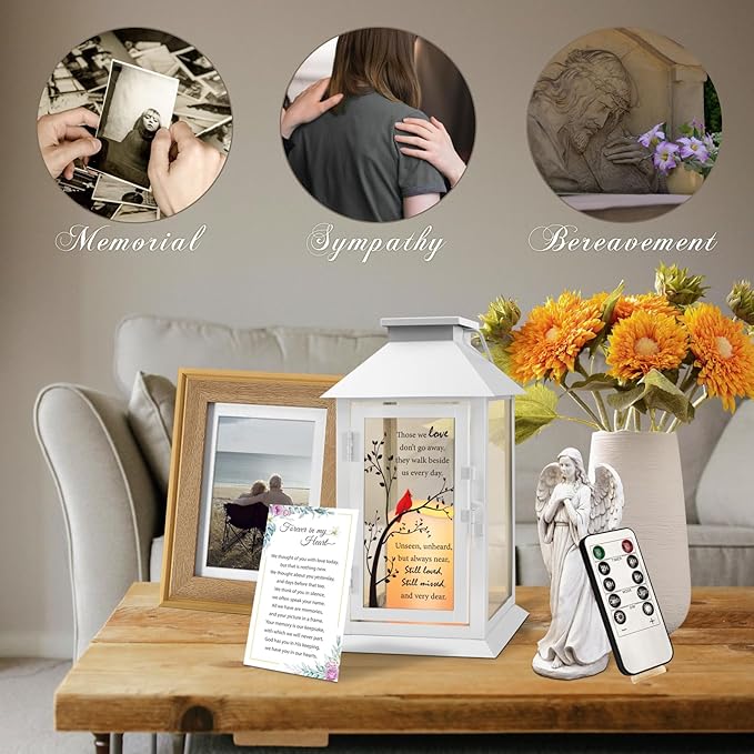 Memorial Lantern Bereavement Gifts in Memory of Loved One - Image 3