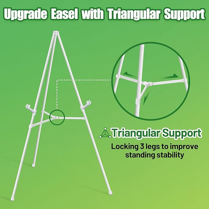 White Easel Stand for Sign & Poster - Image 3