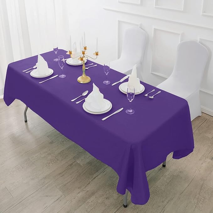 Fokitut 2 Pack Waterproof Rectangle Tablecloth, 60x102 Inch, Stain Resistant - Image 5