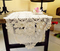 Cotton Handmade Crochet lace Table Runners Oval Tablecloth Doilies Doily Table by Unknown