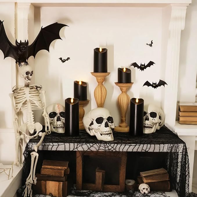 Amagic Black Halloween Flameless Candles - Image 2