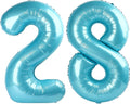 Pearl Blue 28 Number Balloon by Upgesy