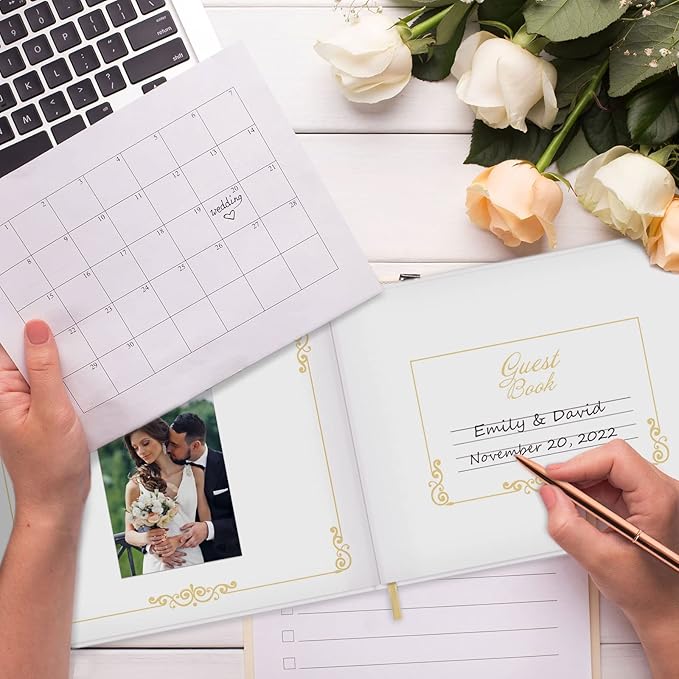 Vienrose Wedding Guest Book Set - Image 3