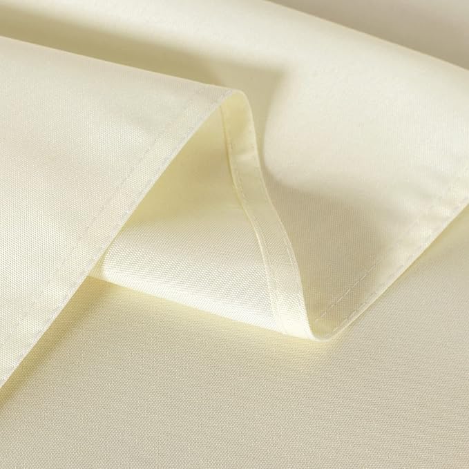 sancua 2 Pack Beige Tablecloth 54 x 78 Inch, Rectangle 4 Feet Table Cloth - Image 4