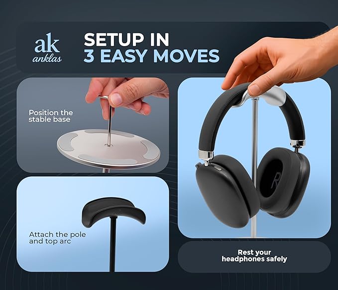 Headphone Stand for Desk – Premium & Minimalist Headset Holder - Image 5