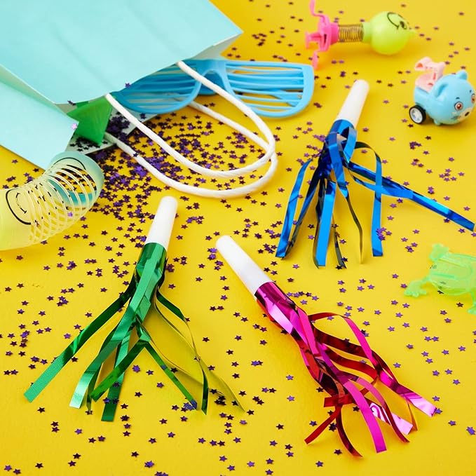 Juvale Party Noise Makers & Horns 50-Pack 5 Colors - Image 2