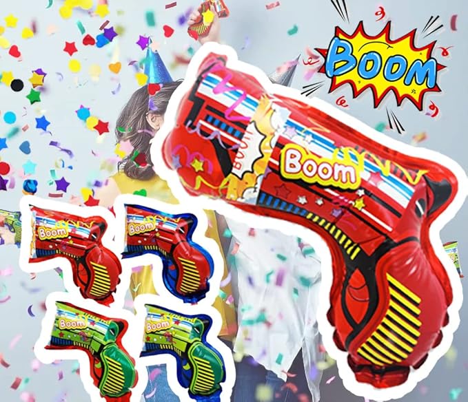 Confetti Cannon, Self-Inflating Confetti Poppers, Wedding and Birthday Party - Image 2