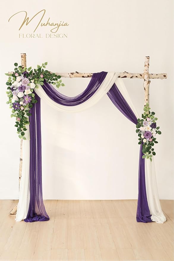 Artificial Wedding Arch Flowers Kit, Ceremony Decoration, Floral Outdoor Party - Image 2