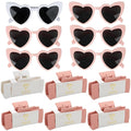 12pcs Bridesmaid Proposal Gifts 4.1inch square Bachelorette Claw Clips by Ciulaiy