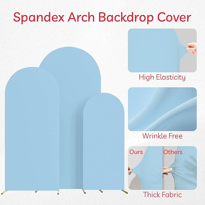 Spandex Anti Wrinkle Arch Backdrop Cover - Image 5