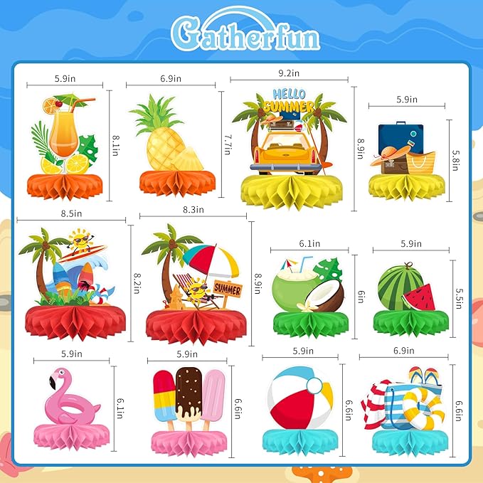 Beach Party Decorations Kit - Image 2
