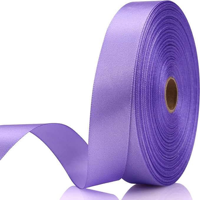 Light Purple Satin Craft Ribbon by Unknown