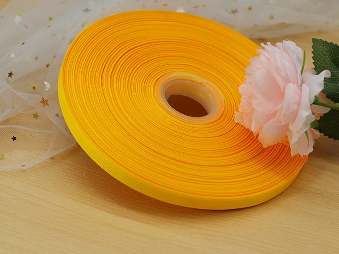 Jesep One Roll 100 Yards Soild Grosgrain Ribbon Boutique Gift Wrapping Package - Image 2