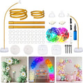 OurWarm Balloon Arch Kit with LED Lights, 9.35FT & 6FT Free Bending Half by OurWarm