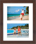 Vittanly 8x10 Collage Picture Frame, Displays 2Pcs 4x6 Pictures by Vittanly