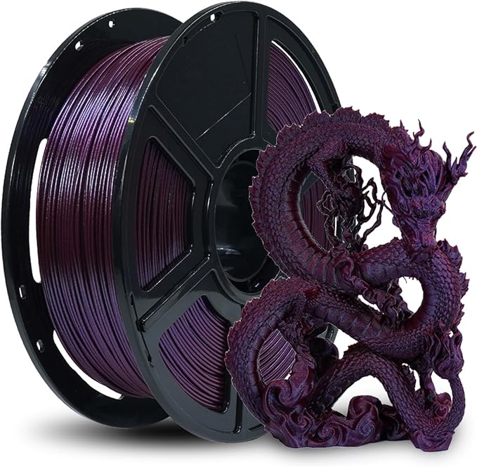 FLASHFORGE 3D Printer Filament, Chameleon PLA Color Shift Filament 1.75mm by FLASHFORGE