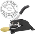 MaxMark Notary Seal Round Desk Embosser by Maxmark