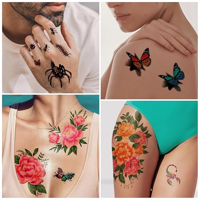 Yazhiji 49 Sheets Temporary Tattoos - Image 6