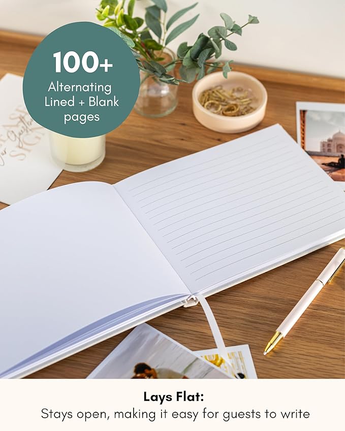 Lamare Wedding Guest Book – Elegant Guest Book - Image 4