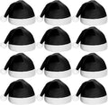 SATINIOR 12 Pieces Santa Hats Christmas Non Woven Fabric Hat by SATINIOR