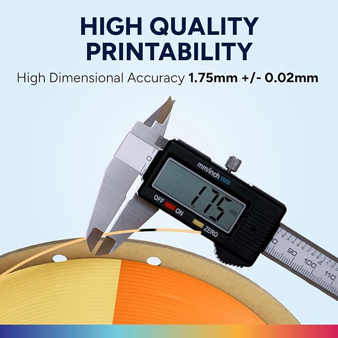 OVERTURE Glow PLA Filament 1.75mm 3D Printer Filament, 1kg Spool, Dimensional - Image 5