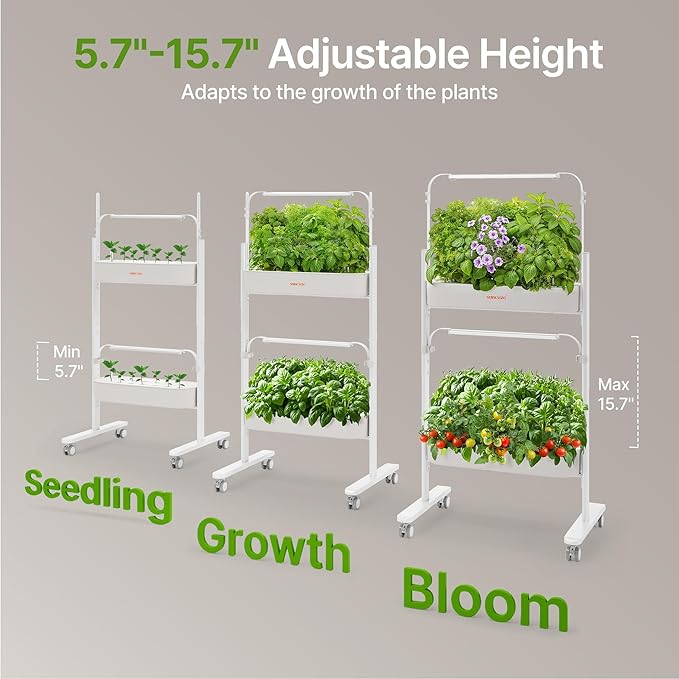 SUNCOZE 2-Tier Hydroponics Growing System Kit - Image 3