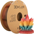 Transparent Multi Rainbow Color Gradient Change PLA 1.75mm 1KG 3D Printing by 3DHoJor