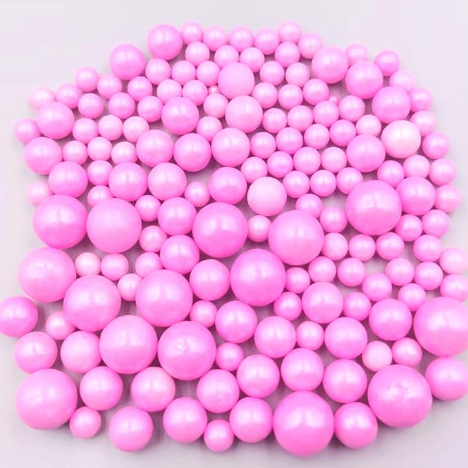 Edible Pearl Sugar Sprinkles Pink Candy Mixing Size Baking Edible Cake - Image 2