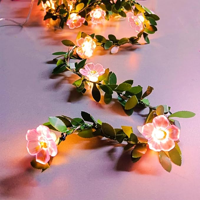 Decorative Fairy Vine Flower String Lights - Image 7