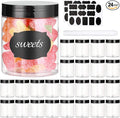 8 OZ Plastic Jars with Lids, 24 Pack Clear Plastic Slime Containers by Dabacc