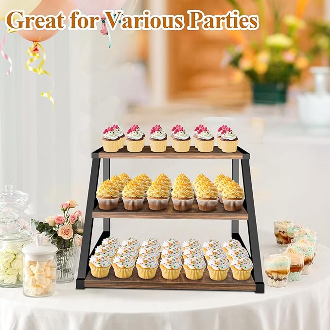 Cupcake Stand, 3 Tier Large Cupcake Stand - Image 3