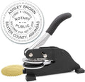 MaxMark Notary Seal Round Desk Embosser by Maxmark