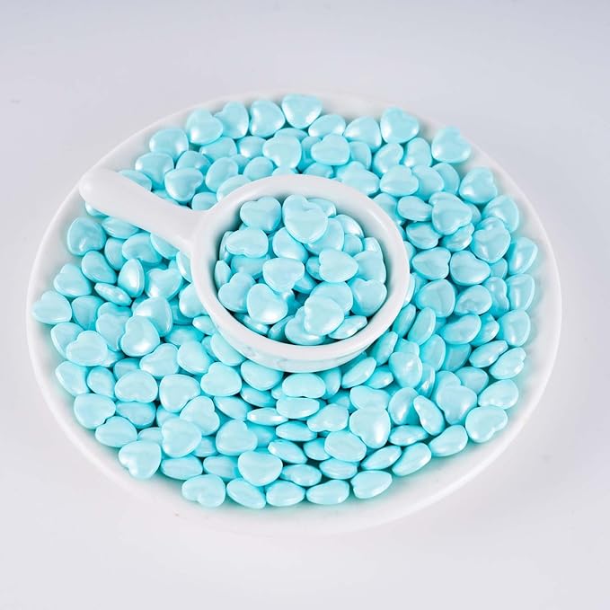 Kasvan Blue Heart Shapes Sprinkles - Image 5