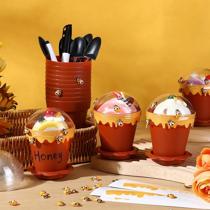 30 Sets Mini Honey Bee Pots - Image 6