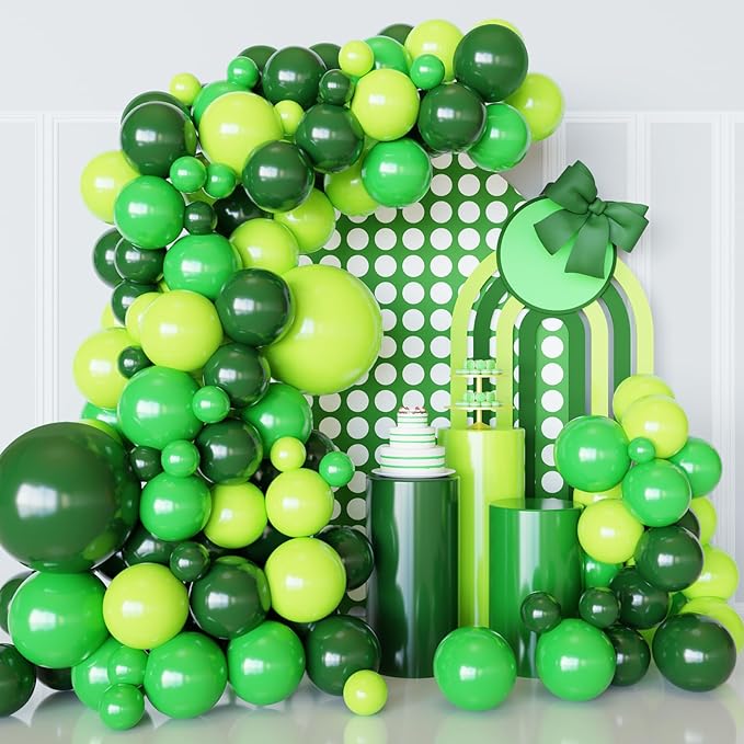 Green Balloons Arch Garland Kit by PATYDECRO