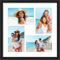 Vittanly 12x12 Collage Picture Frame, Displays 4Pcs 4x6 Pictures by Vittanly