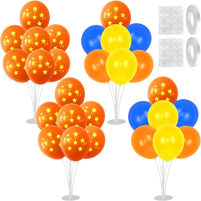 Party Balloons Stand Kit Foil Balloons Themed Party Balloon Centerpiece by Mprocen