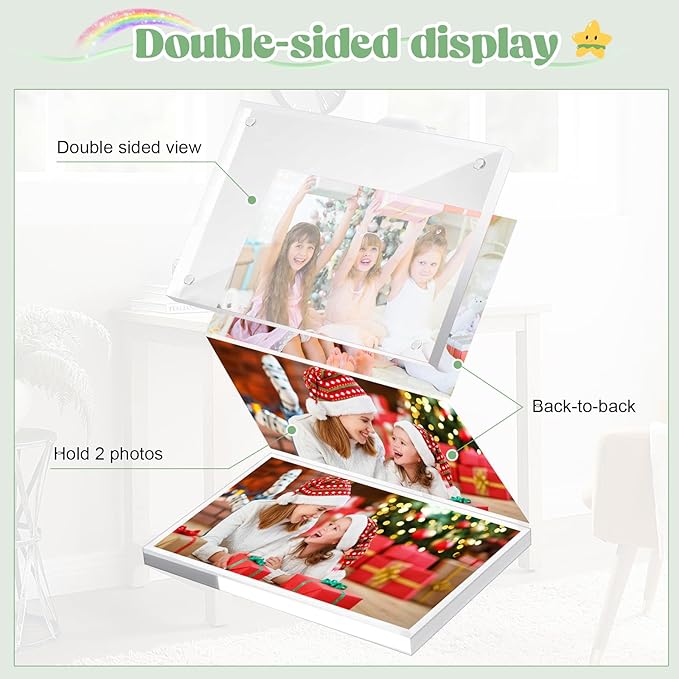 24 Pcs 4x6 Acrylic Picture Frames - Image 3
