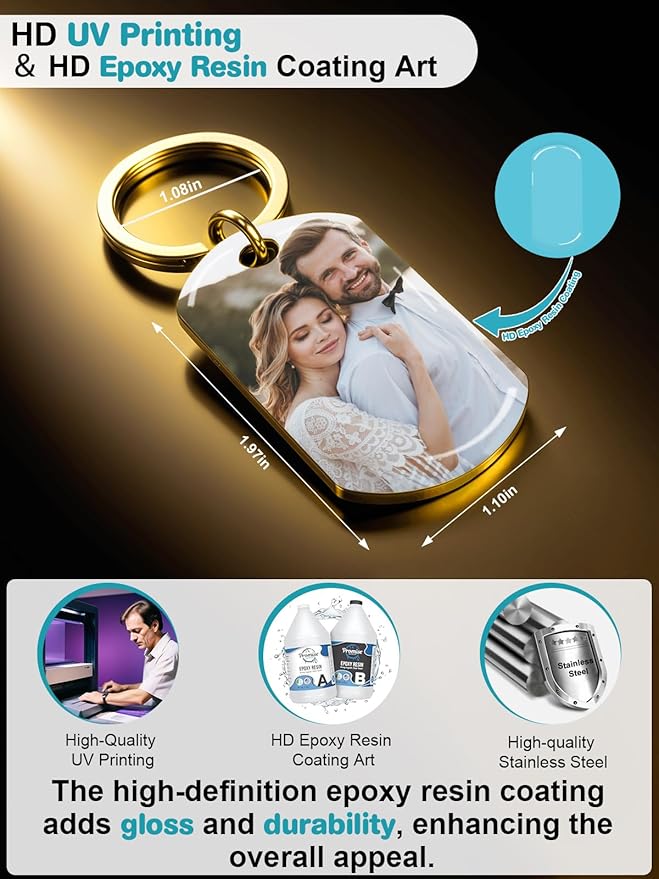 Custom Keychain with Picture - Image 2