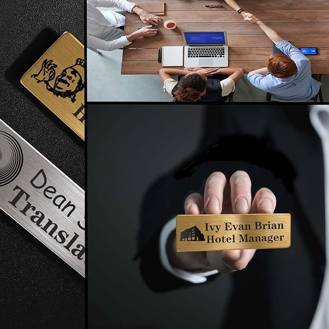 Custom Name Tag with Logo Personalized Name Tag - Image 5