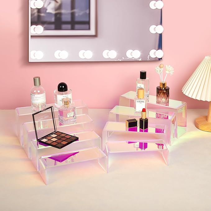 Iridescent Acrylic Display Risers - Image 9