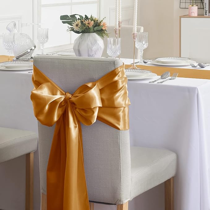 24Pack Table Runner 12 x 108 Inches Satin Silk Table Runner - Image 6