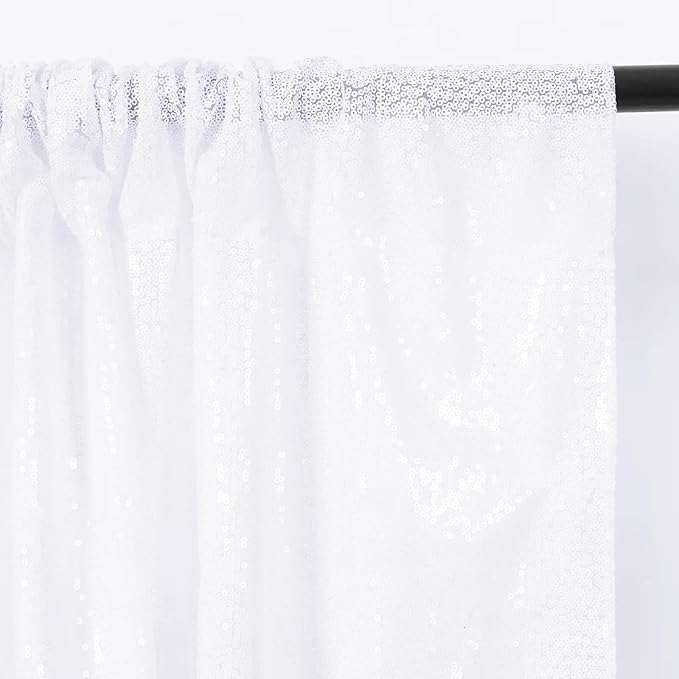 Eternal Beauty 2 PCS Sequin Backdrop Curtain, Sequin Wedding Backdrop - Image 7