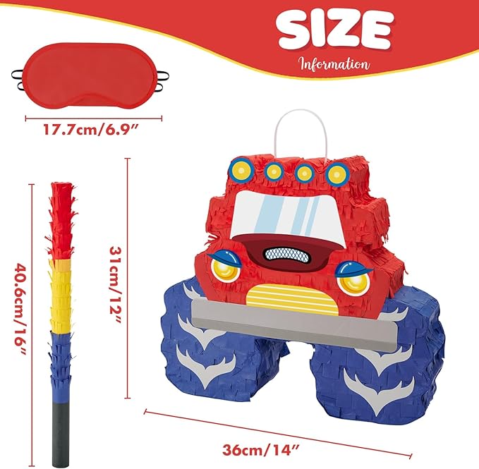 WERNNSAI Truck Piñata - Image 3
