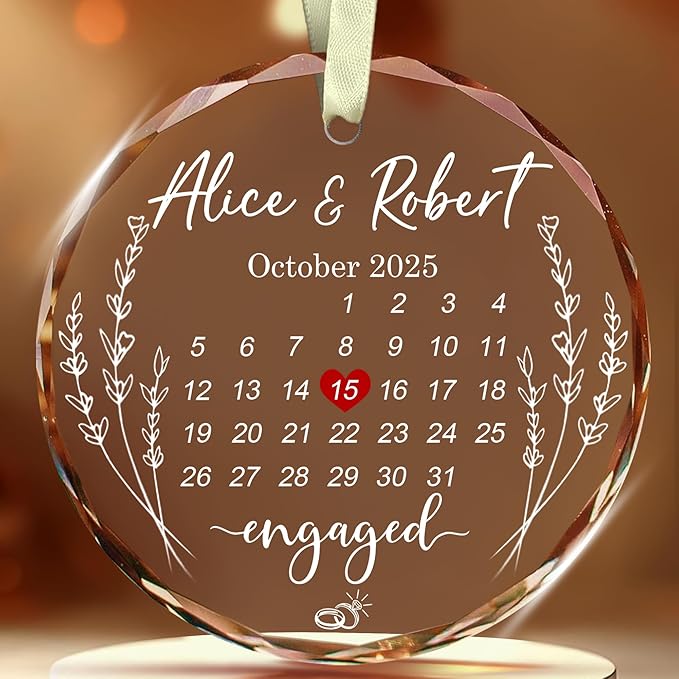 Personalized The Year We Became Mr & Mrs Christmas Ornaments by TOBYOVU