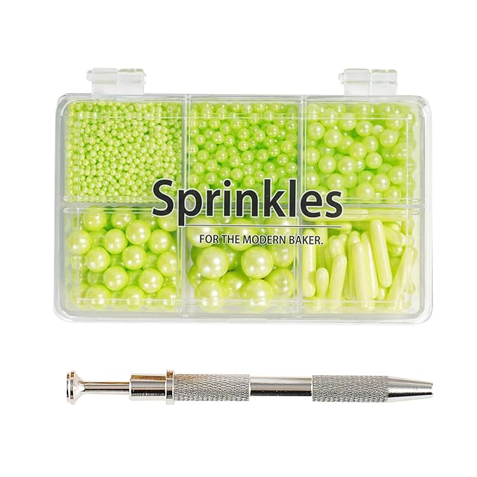 Kasvan Green Mix Sugar Sprinkles by KASVAN